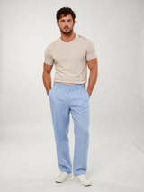 Pantalones de Lino a Rayas 3