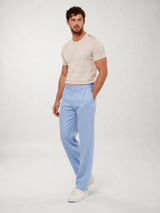 Pantalones de Lino a Rayas 2