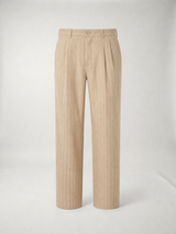 Pantalones de Lino a Rayas 5