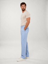 Pantalones de Lino a Rayas 4