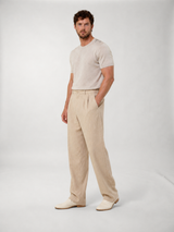 Pantalones de Lino a Rayas 6