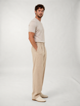 Pantalones de Lino a Rayas 8